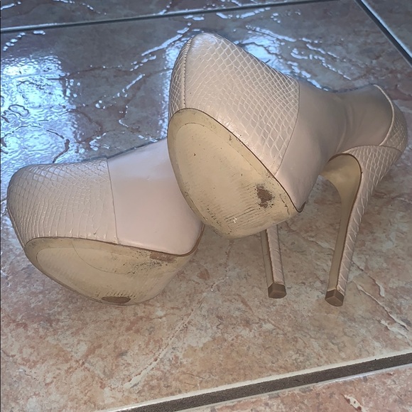 Aldo Mound Heels Shoes Size 6.5 Nude - Picture 6 of 10